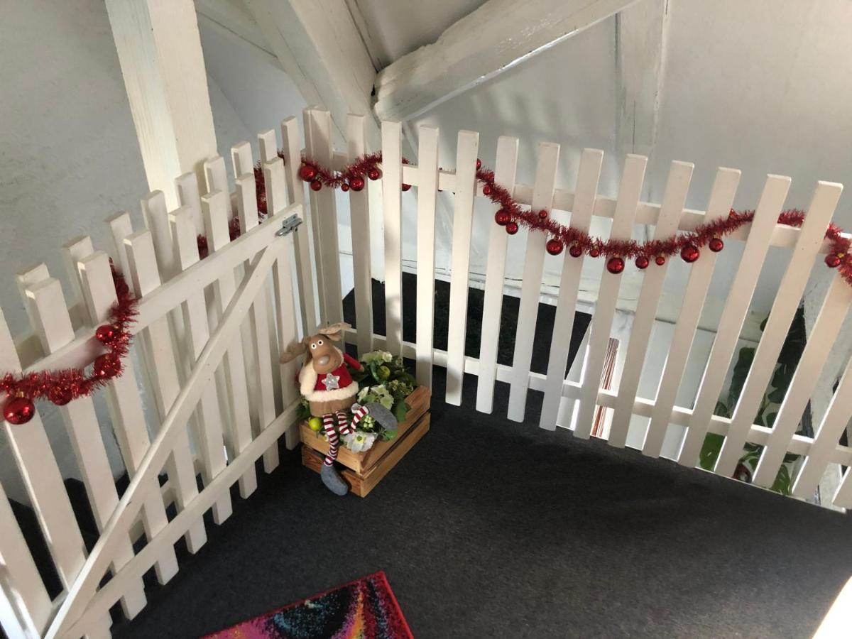 Schoene Ferienwohnung Altes Gebaelk Fachwerkhaus Bacharach Esterno foto